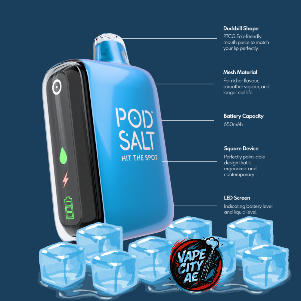 Pod Salt 15000 Puffs Disposable Vape 20mg In Dubai, UAE