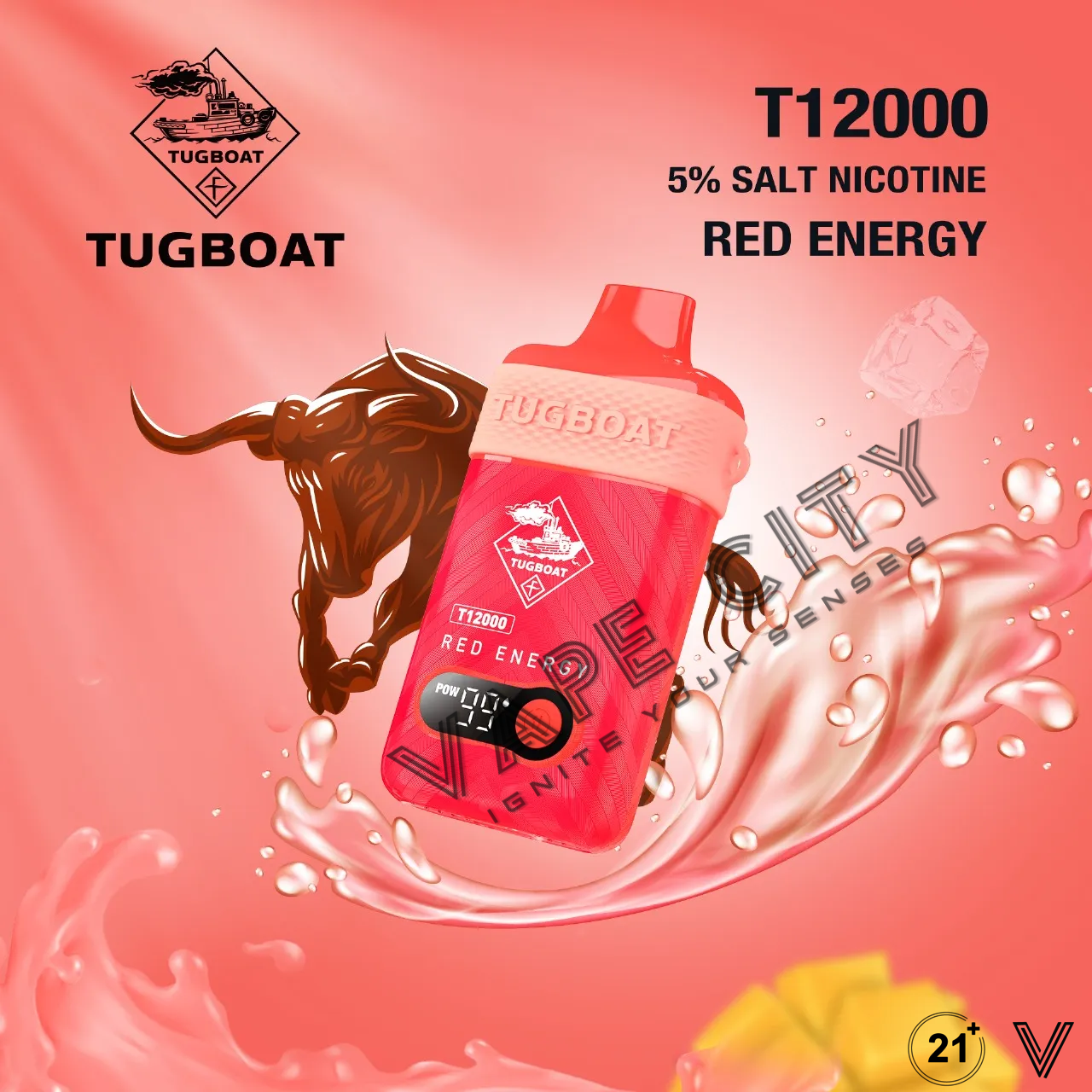 Tugboat T12000 Disposable 12000 Puffs 50Mg Rechargeable Vape In Dubai, UAE Tugboat T12000 Disposable 12000 Puffs 50Mg Rechargeable Vape In Dubai, UAE