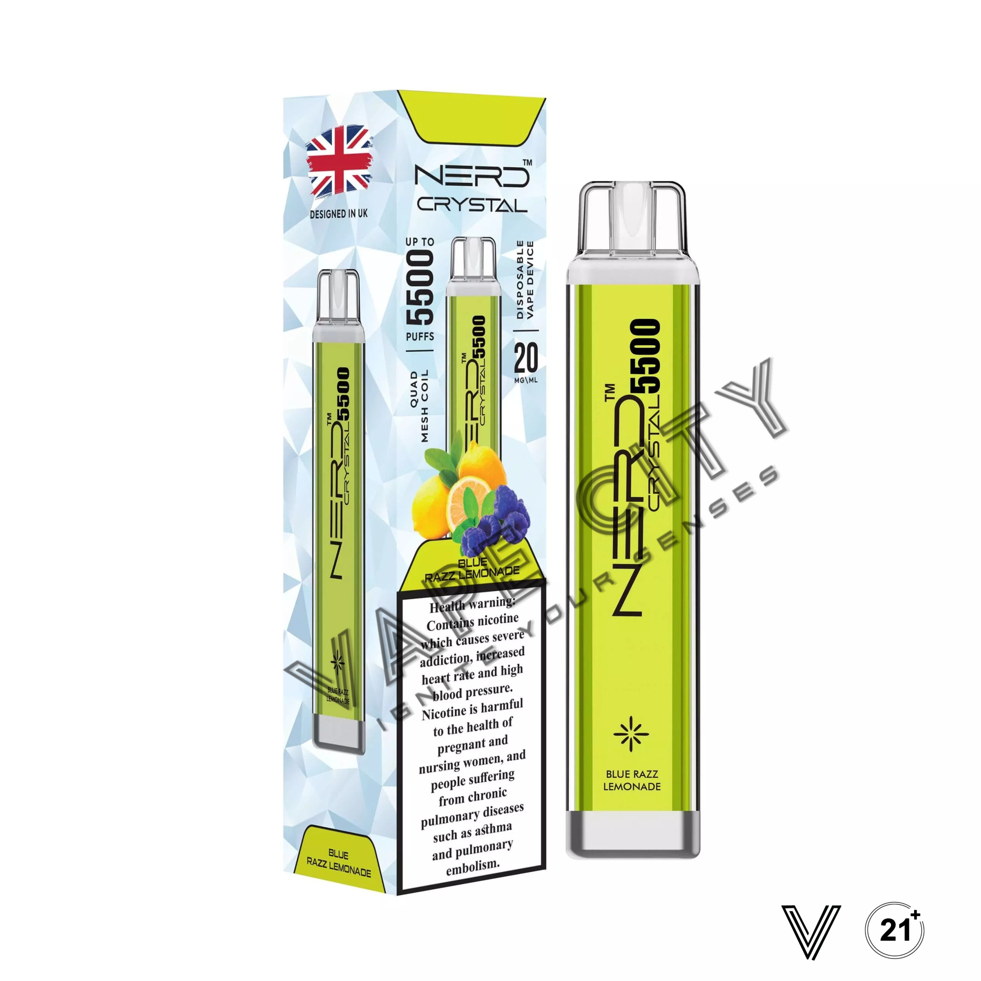 NERD Crystal Disposable vape 5500 Puffs in Dubai, UAE NERD Crystal Disposable vape 5500 Puffs in Dubai, UAE