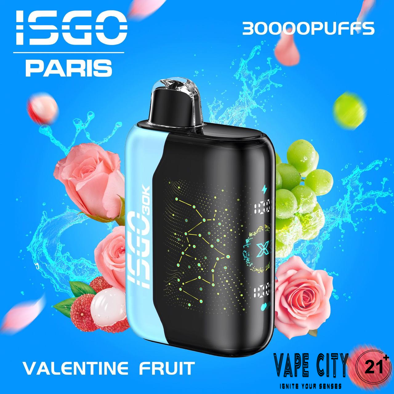 ISGO Bar Paris X 30000 50MG Puffs Disposable Vape in Dubai ISGO Bar Paris X 30000 50MG Puffs Disposable Vape in Dubai