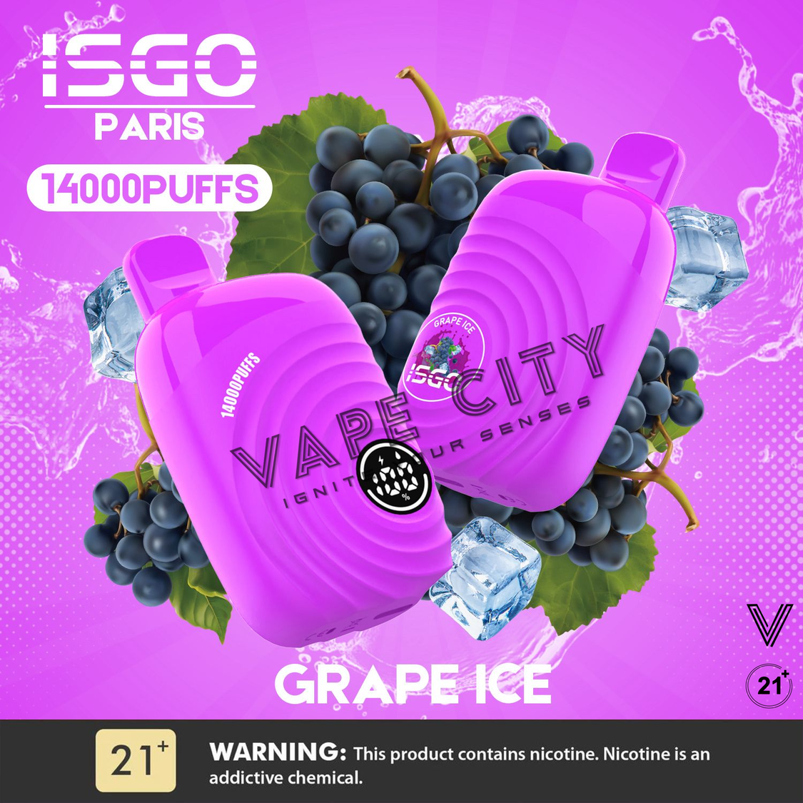 ISGO Paris 14000 Puffs Disposable Vape In UAE ISGO Paris 14000 Puffs Disposable Vape In UAE