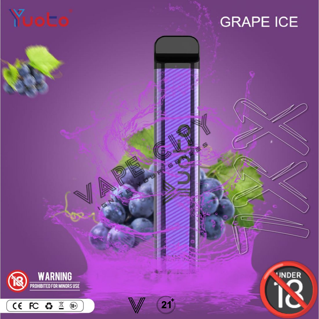 YUOTO XXL DISPOSABLE VAPE KIT 2500 PUFFS 1200MAH YUOTO XXL DISPOSABLE VAPE KIT 2500 PUFFS 1200MAH