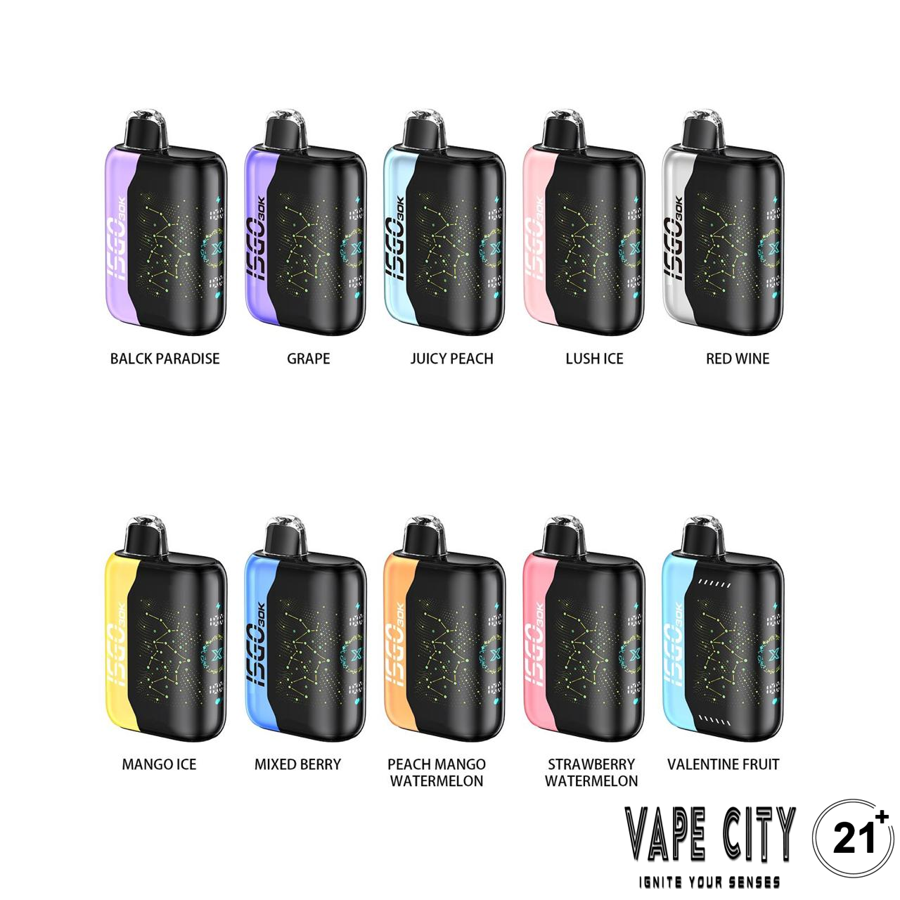 ISGO Bar Paris X 30000 50MG Puffs Disposable Vape in Dubai ISGO Bar Paris X 30000 50MG Puffs Disposable Vape in Dubai