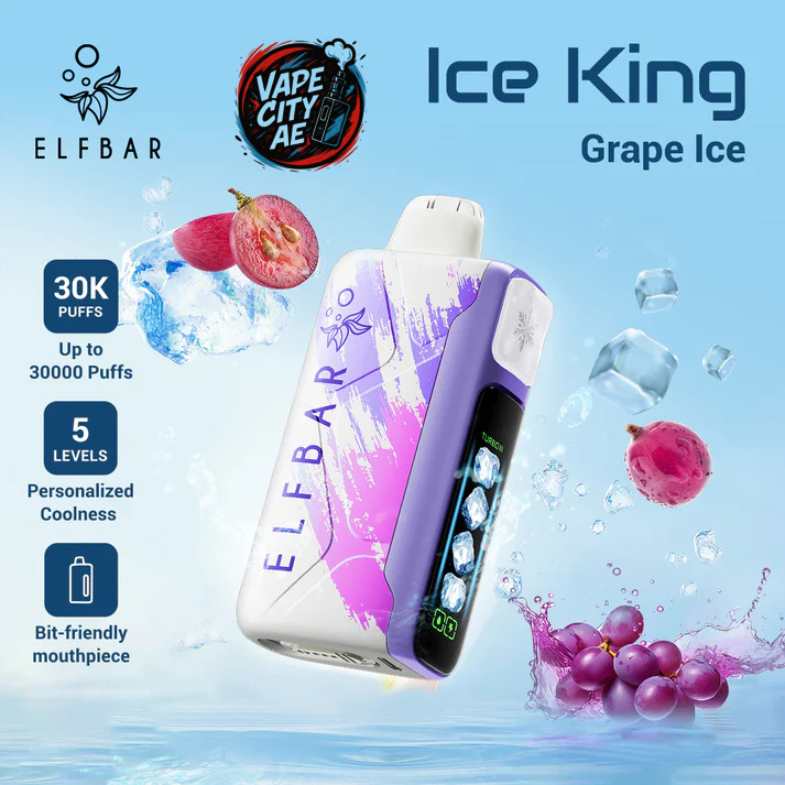 Elf bar Ice King Ice Adjustable Disposable Vape 30000 Puffs Elf bar Ice King Ice Adjustable Disposable Vape 30000 Puffs