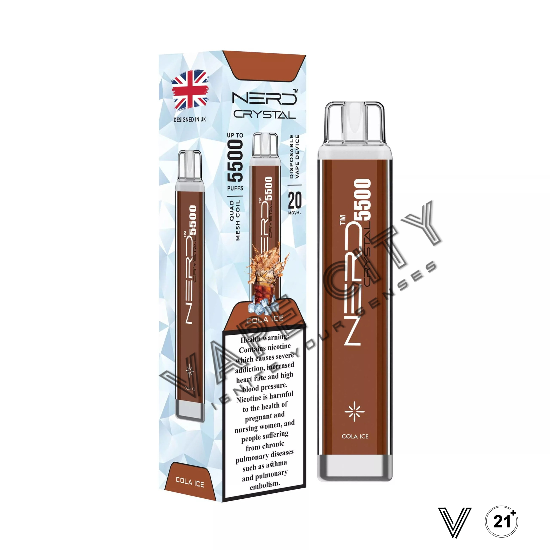 NERD Crystal Disposable vape 5500 Puffs in Dubai, UAE NERD Crystal Disposable vape 5500 Puffs in Dubai, UAE