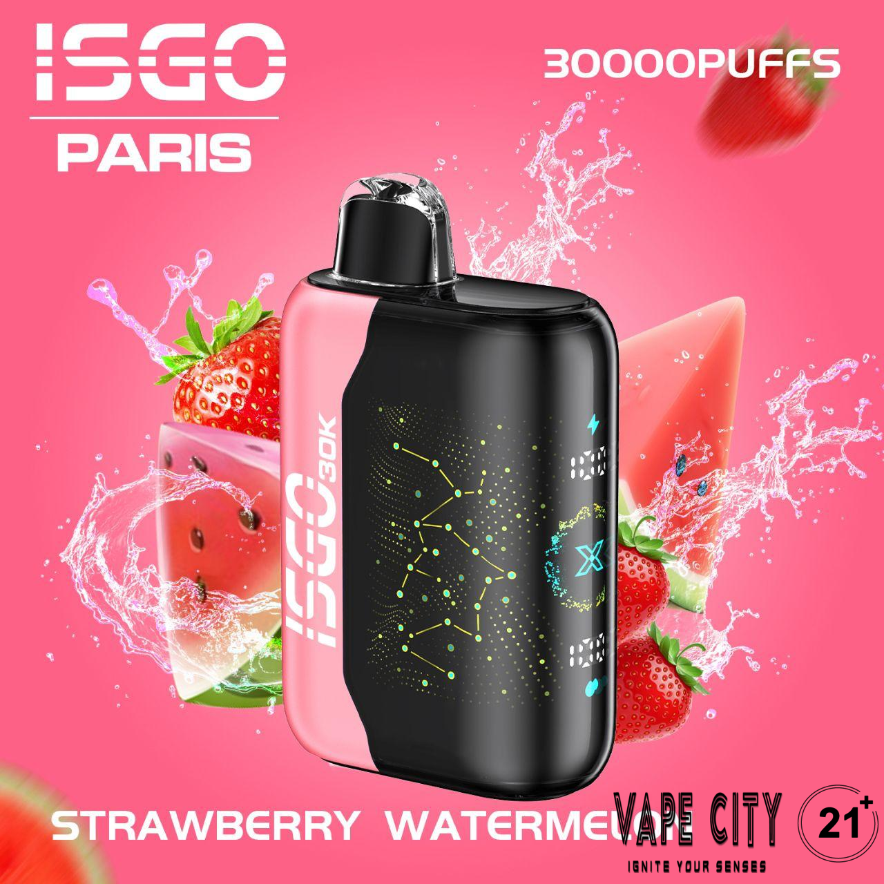 ISGO Bar Paris X 30000 50MG Puffs Disposable Vape in Dubai