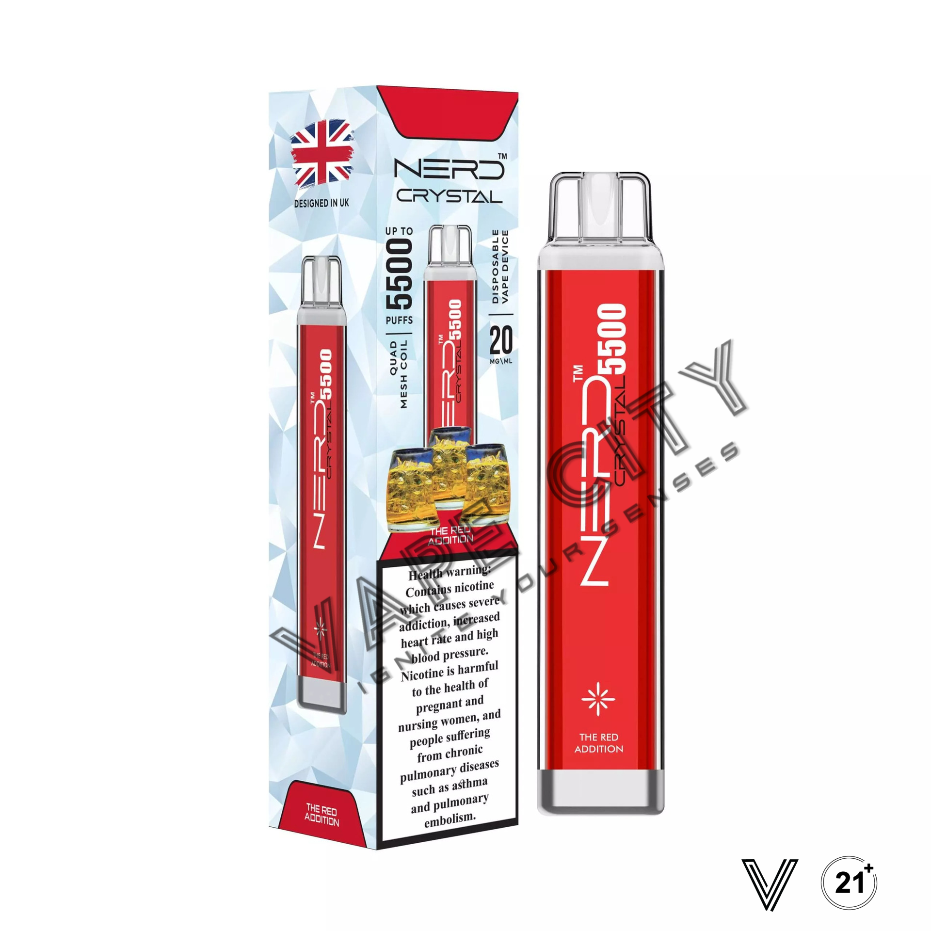 NERD Crystal Disposable vape 5500 Puffs in Dubai, UAE NERD Crystal Disposable vape 5500 Puffs in Dubai, UAE