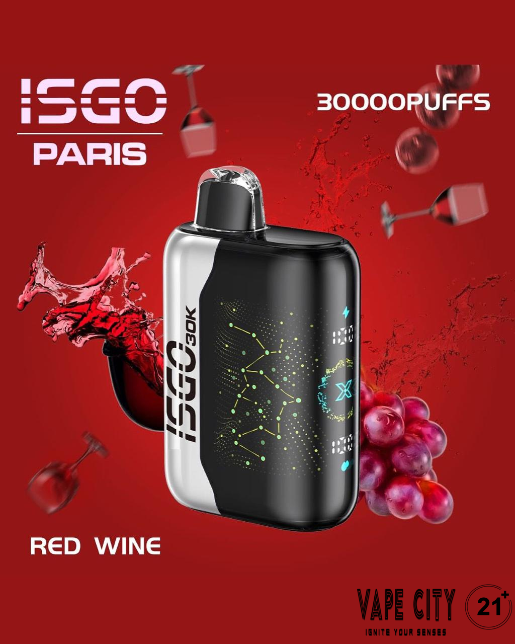 ISGO Bar Paris X 30000 50MG Puffs Disposable Vape in Dubai ISGO Bar Paris X 30000 50MG Puffs Disposable Vape in Dubai