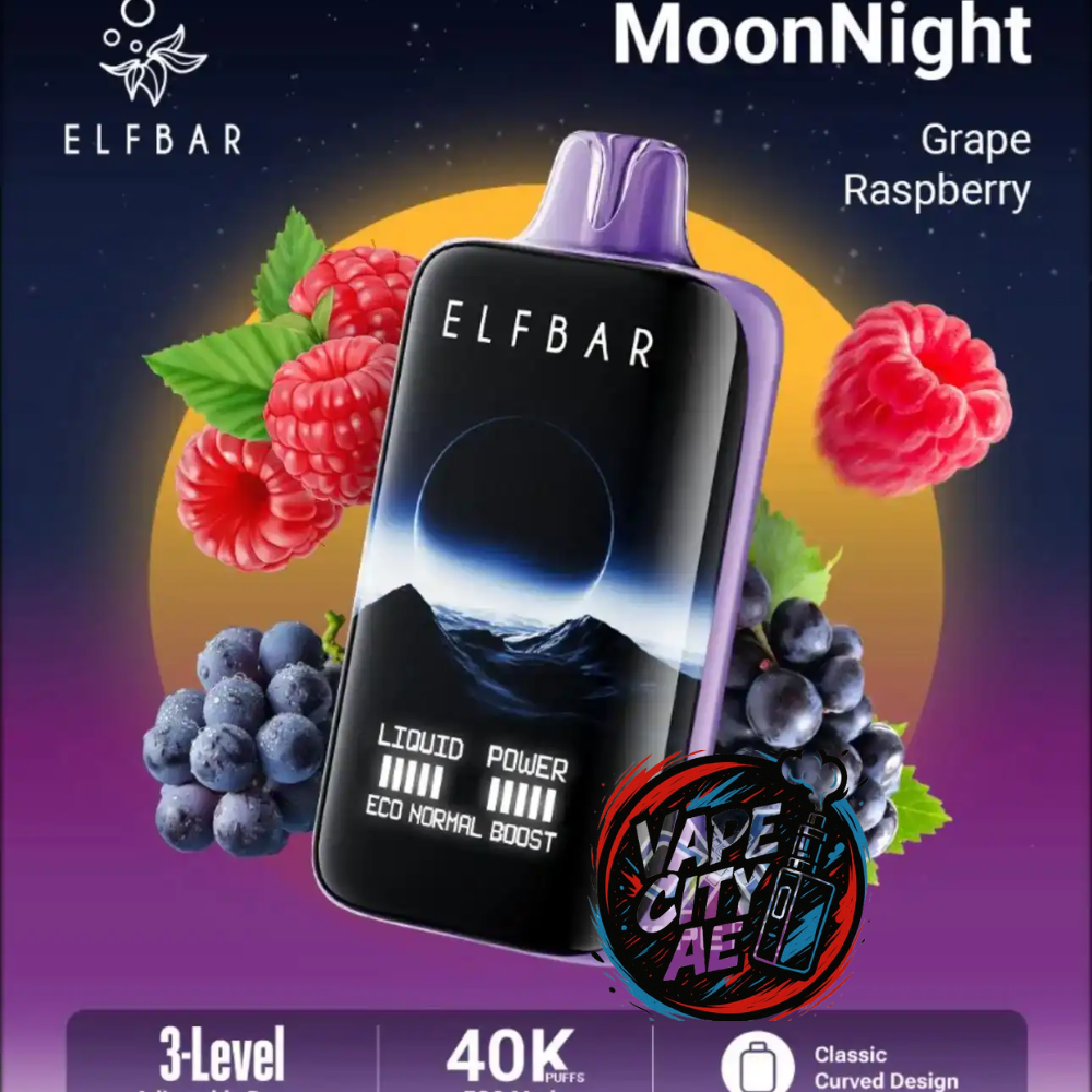 ELF BAR Moon Night 40000 Puffs 50MG Disposable Vape in Dubai, UAE
